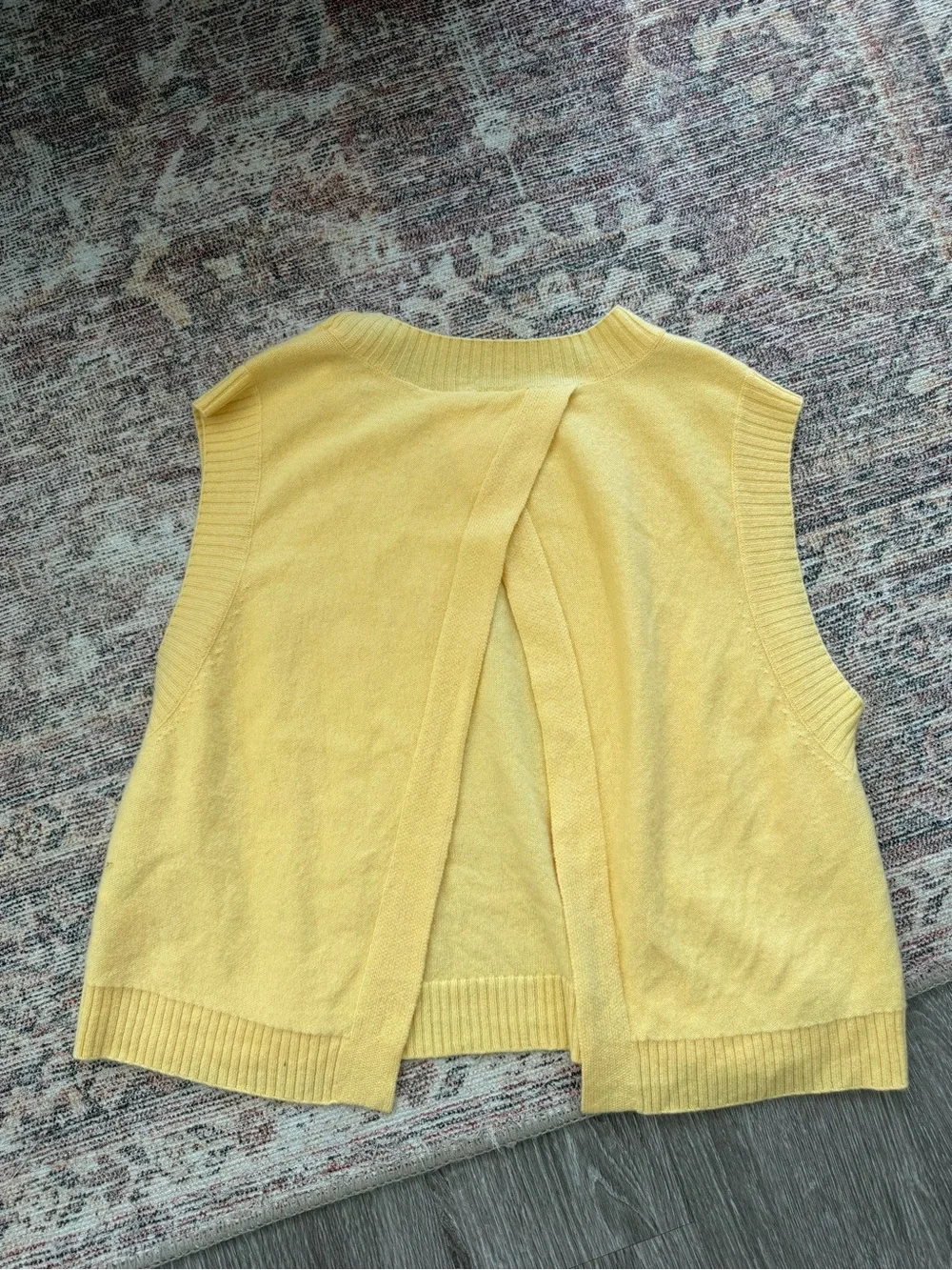 Free People Yellow Laurel Vest